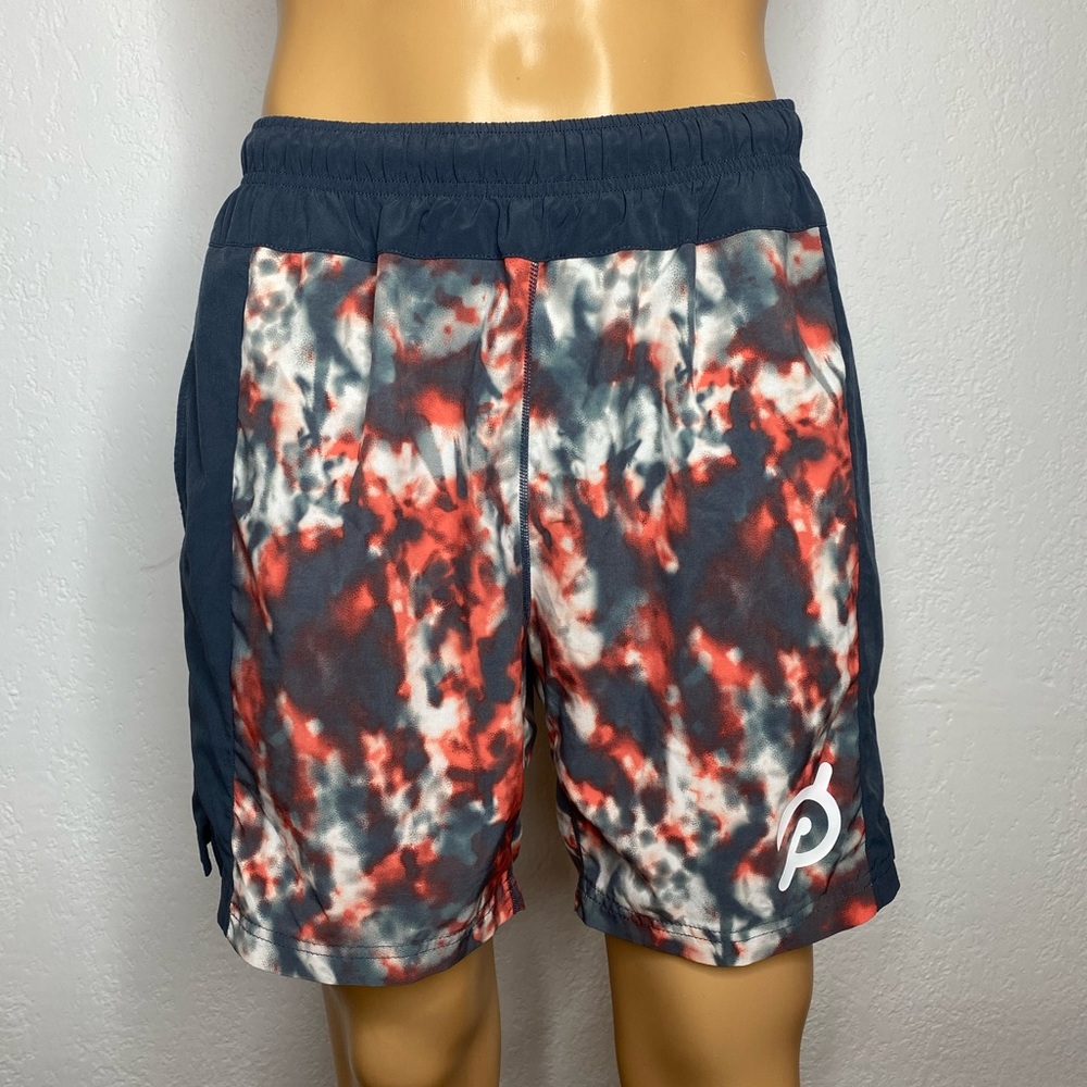 Fourlaps X Peloton 7” Bolt Shorts Men’s Size L Multicolor EUC